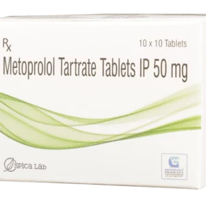 METOPROLOL TARTRATE 50 MG  10 TABLETS