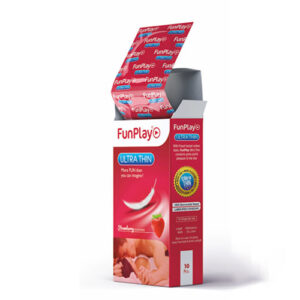 Funplay Ultrathin Strawberry 10 PCS