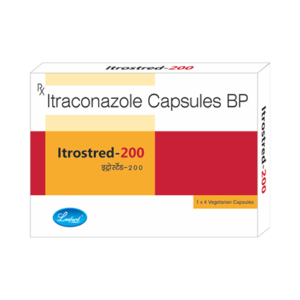 ITROSTRED 200  4 CAPSULES