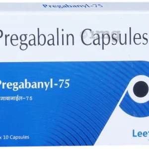 PREGABANYL 75 10 CAPSULES