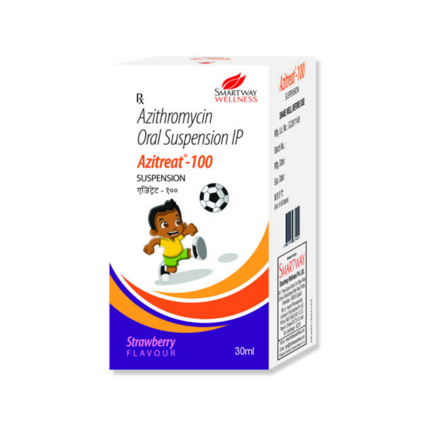 Azitreat 100 Suspension 30 ML