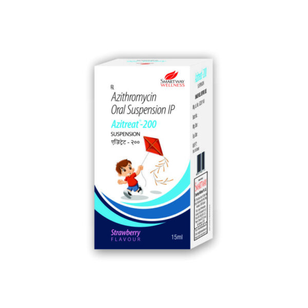 Azitreat 200 Suspension 15 ML