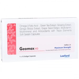GEOMAX 4G SOFTGEL 10 CAPSULES