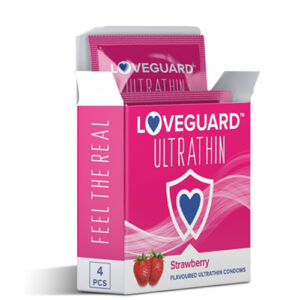 Loveguard Strawberry Ultrathin 4pcs