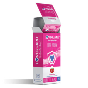 Loveguard Strawberry Ultrathin 12pcs