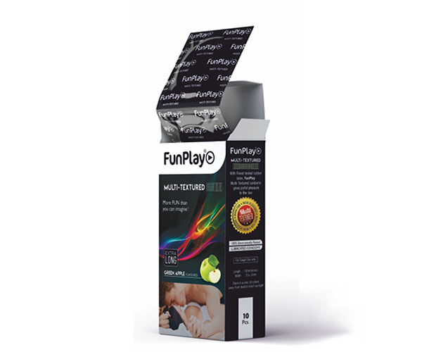 Funplay Multi-Textured Green Apple 10 PCS