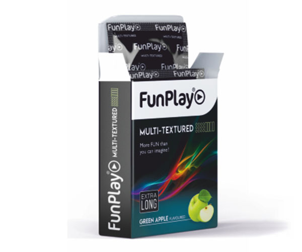 Funplay Multi-Textured Green Apple 3 PCS